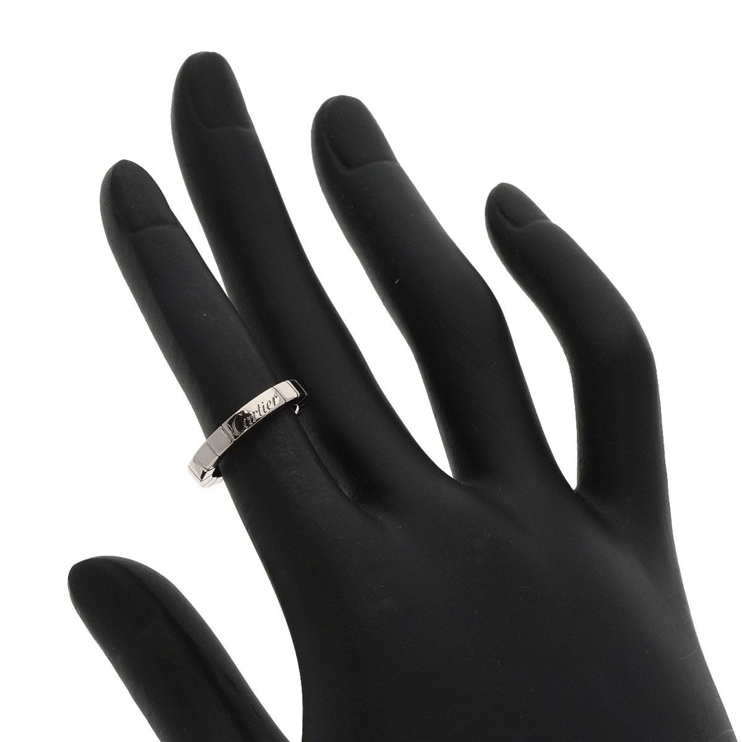 CARTIER Ring K18WG Silver Raniere Ring #46