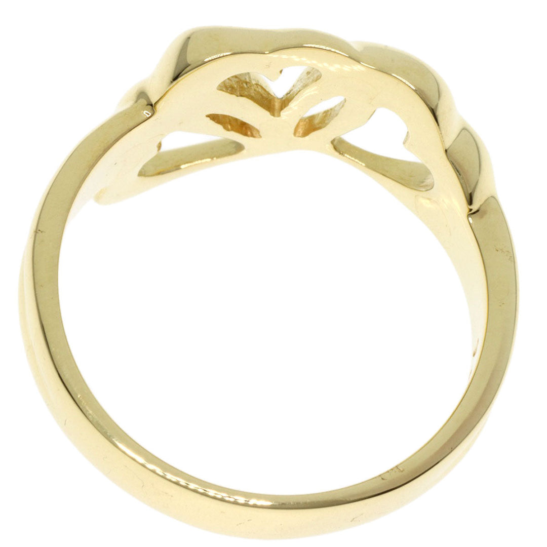 TIFFANY&Co. Ring 18K Yellow Gold gold Triple heart Women Used Authentic