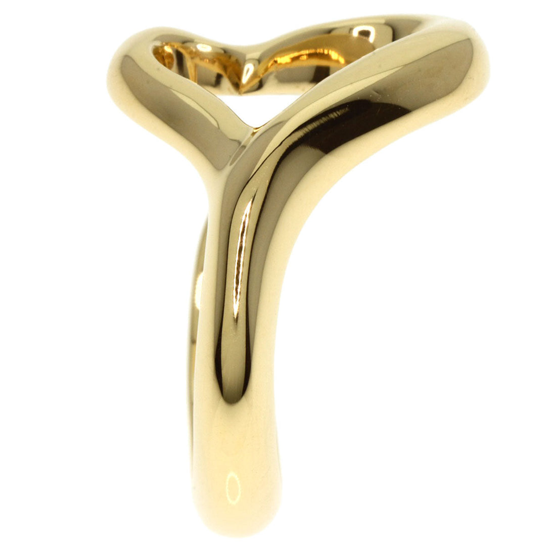 TIFFANY&Co. Ring 18K Yellow Gold gold Open heart Women Used Authentic
