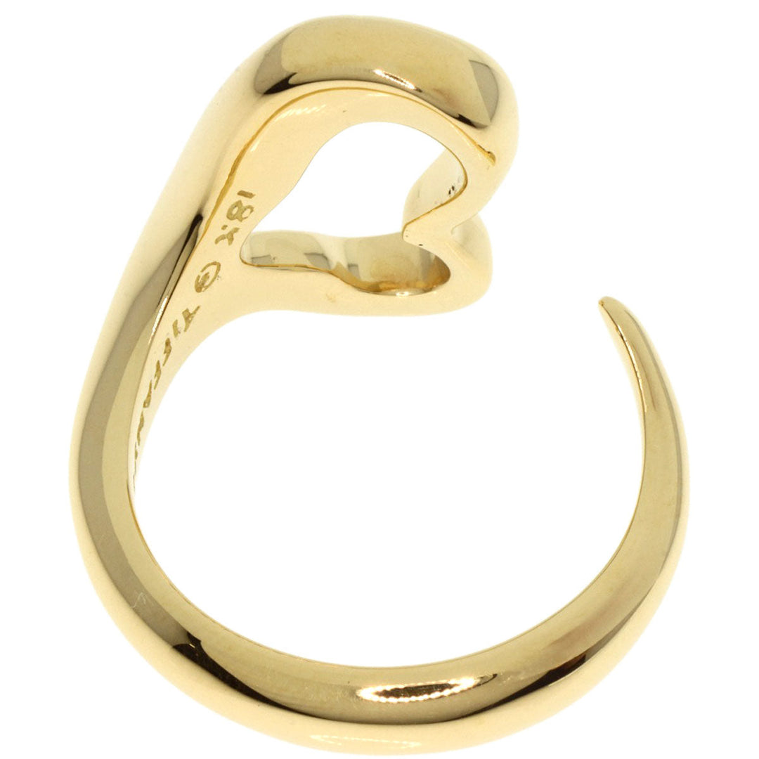 TIFFANY&Co. Ring 18K Yellow Gold gold Open heart Women Used Authentic