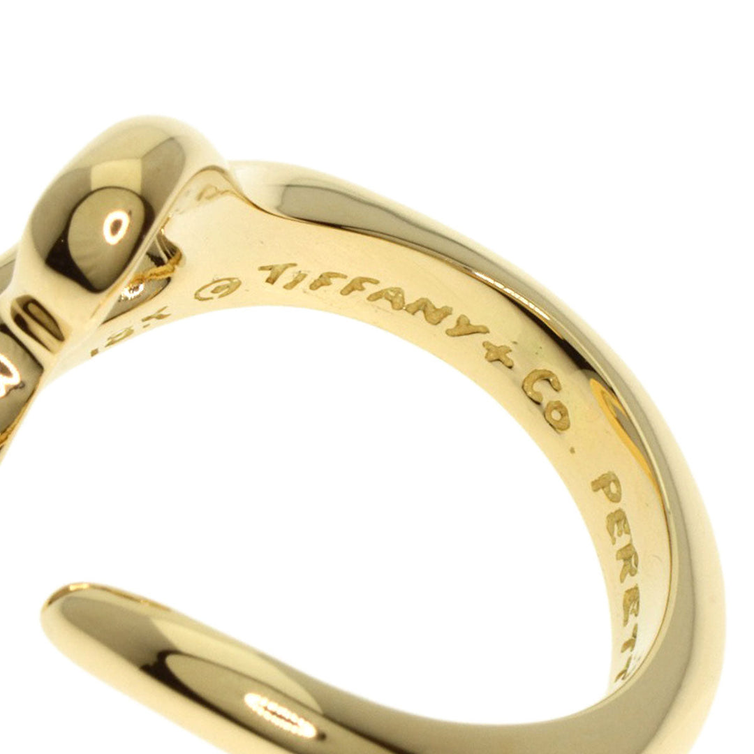 TIFFANY&Co. Ring 18K Yellow Gold gold Open heart Women Used Authentic