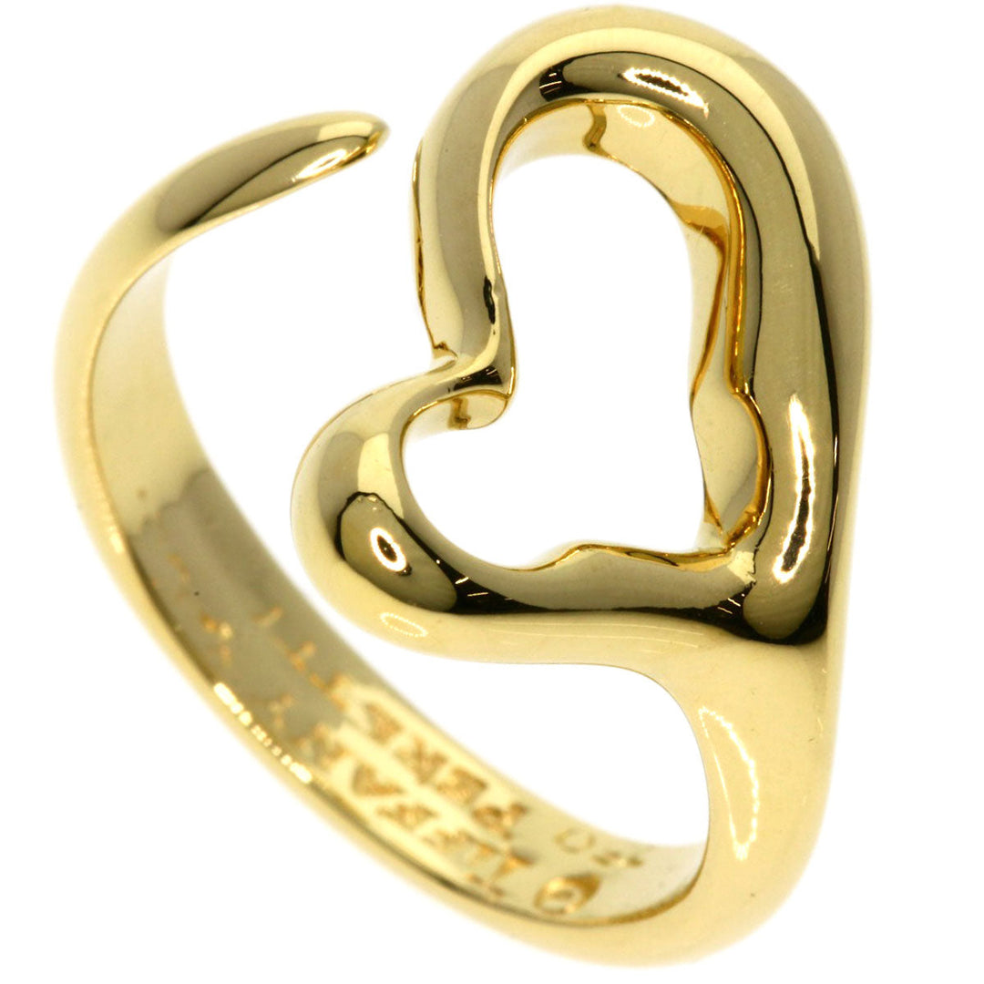 TIFFANY&Co. Ring 18K Yellow Gold gold Open heart Women Used Authentic