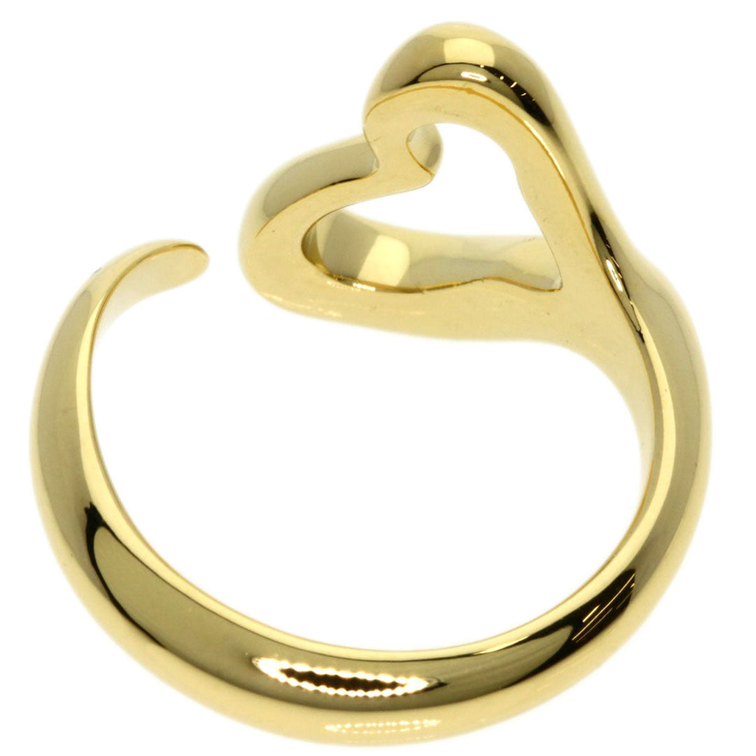 TIFFANY&Co. Ring 18K Yellow Gold gold Open heart Women Used Authentic