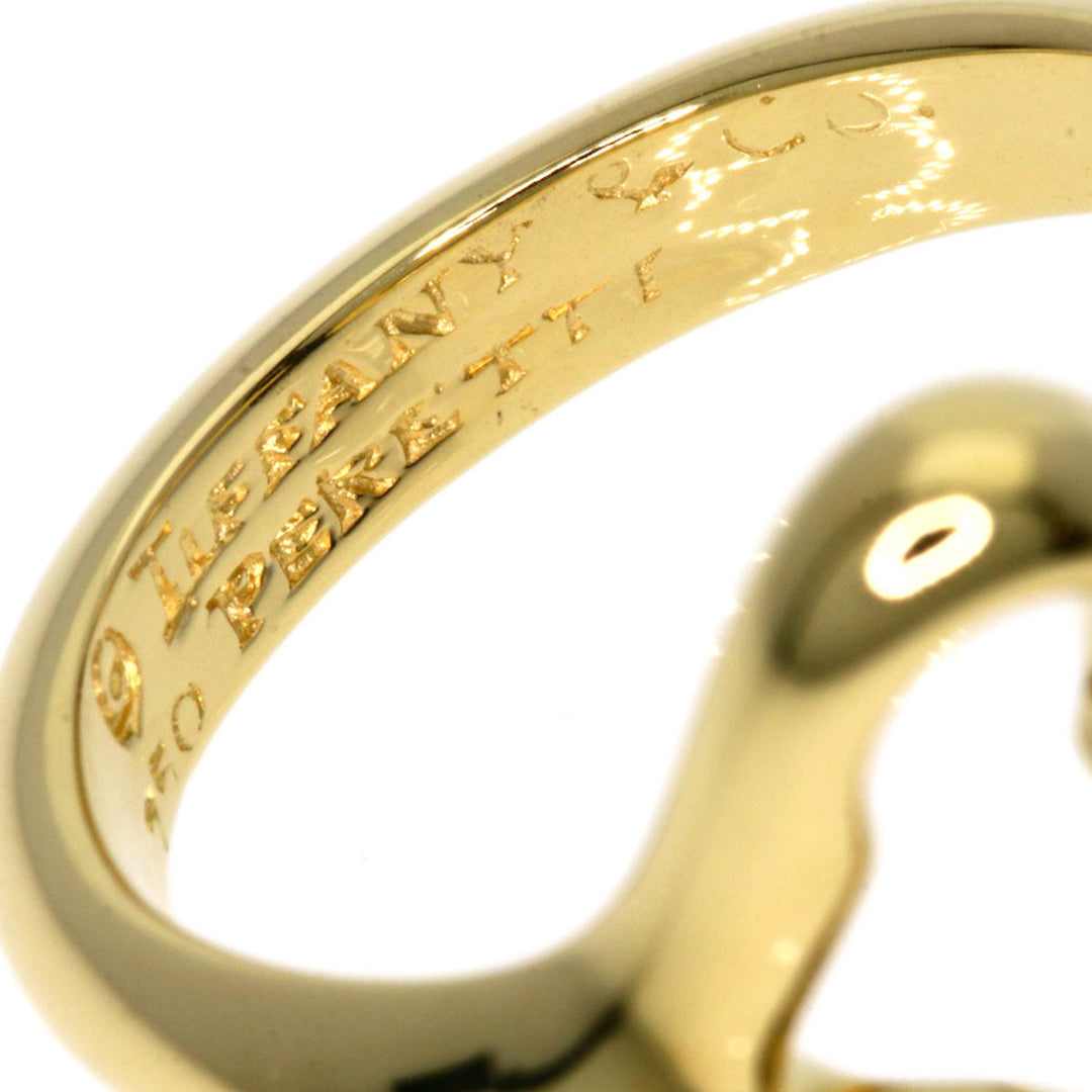 TIFFANY&Co. Ring 18K Yellow Gold gold Open heart Women Used Authentic