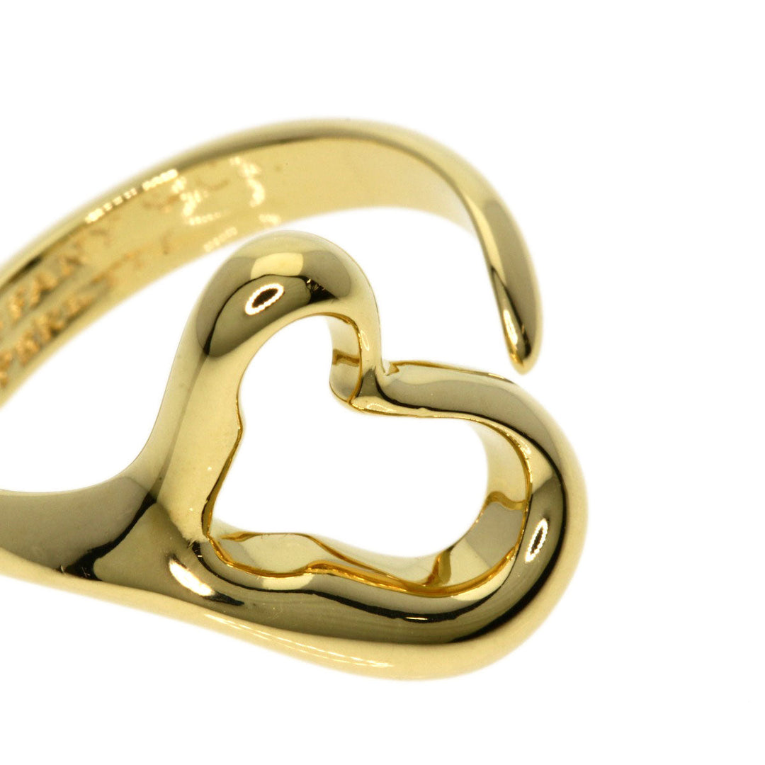 TIFFANY&Co. Ring 18K Yellow Gold gold Open heart Women Used Authentic