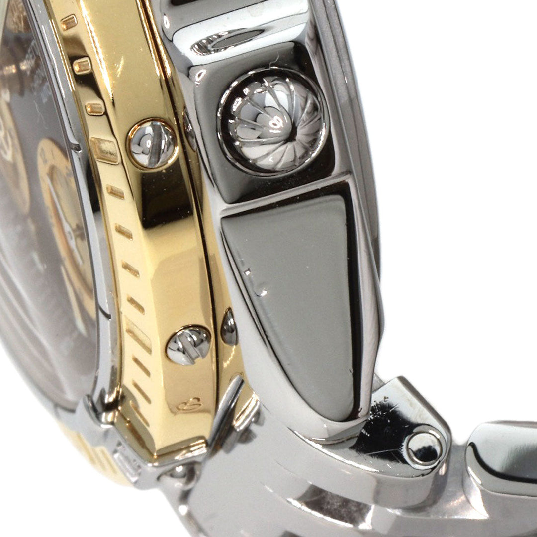 BREITLING Watches Mechanical Automatic D13352 Stainless Steel , Stainless Steel , K18YG Silver Chronomat Bikoro black dial mens Used Authentic