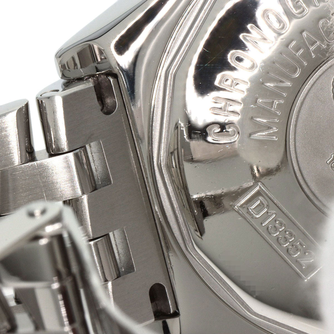 BREITLING Watches Mechanical Automatic D13352 Stainless Steel , Stainless Steel , K18YG Silver Chronomat Bikoro black dial mens Used Authentic