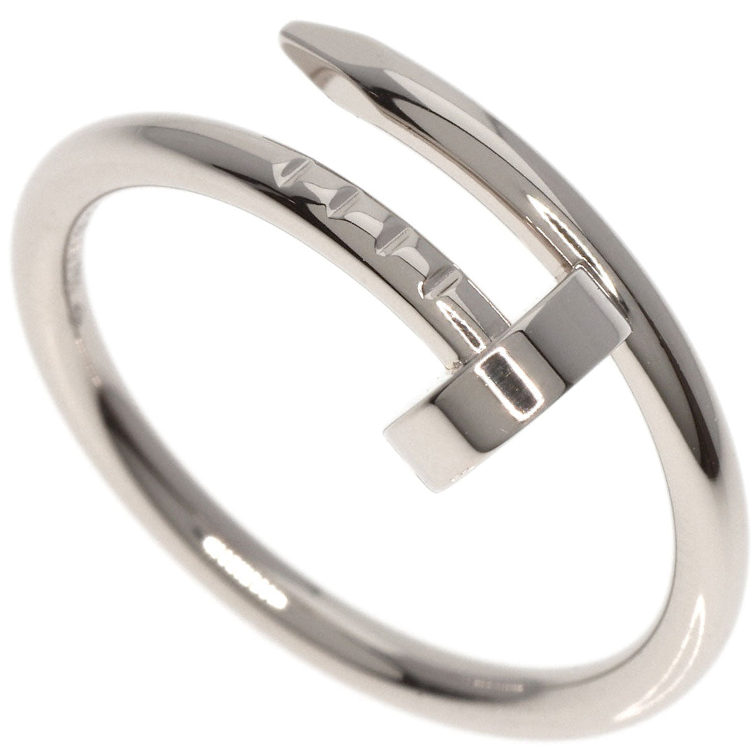 CARTIER Ring K18WG Silver Just Uncle Small #48