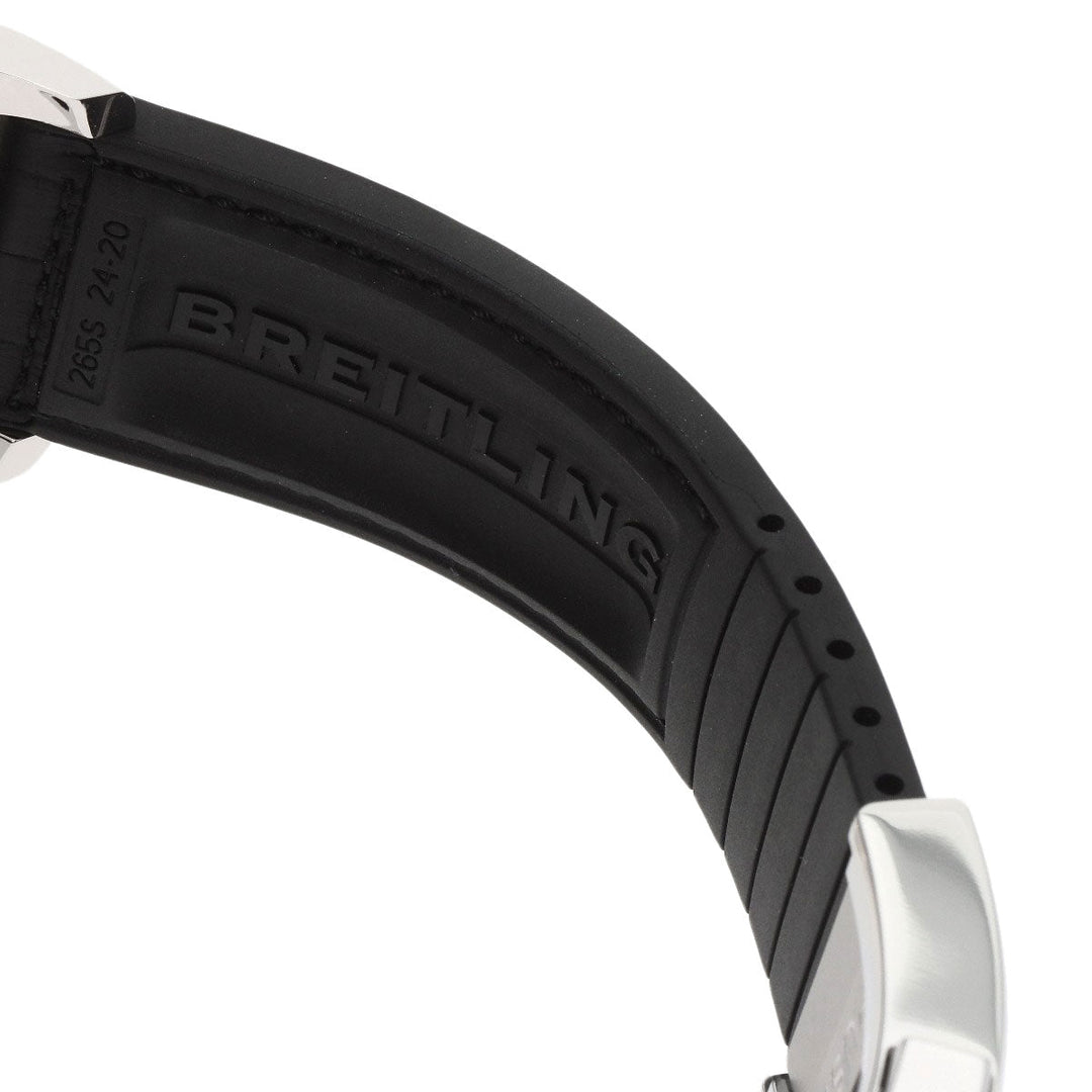 BREITLING Watches Mechanical Automatic AB0510U0/A790 Stainless Steel Silver Transocean Chronograph Unitime white dial