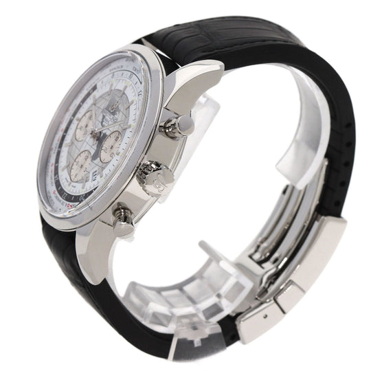 BREITLING Watches Mechanical Automatic AB0510U0/A790 Stainless Steel Silver Transocean Chronograph Unitime white dial