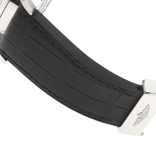 BREITLING Watches Mechanical Automatic AB0510U0/A790 Stainless Steel Silver Transocean Chronograph Unitime white dial