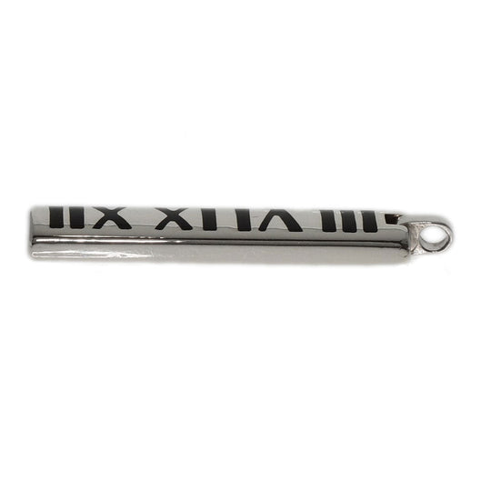 TIFFANY&Co. Pendant top SV Silver Atlas Bar Numeric Women Used Authentic