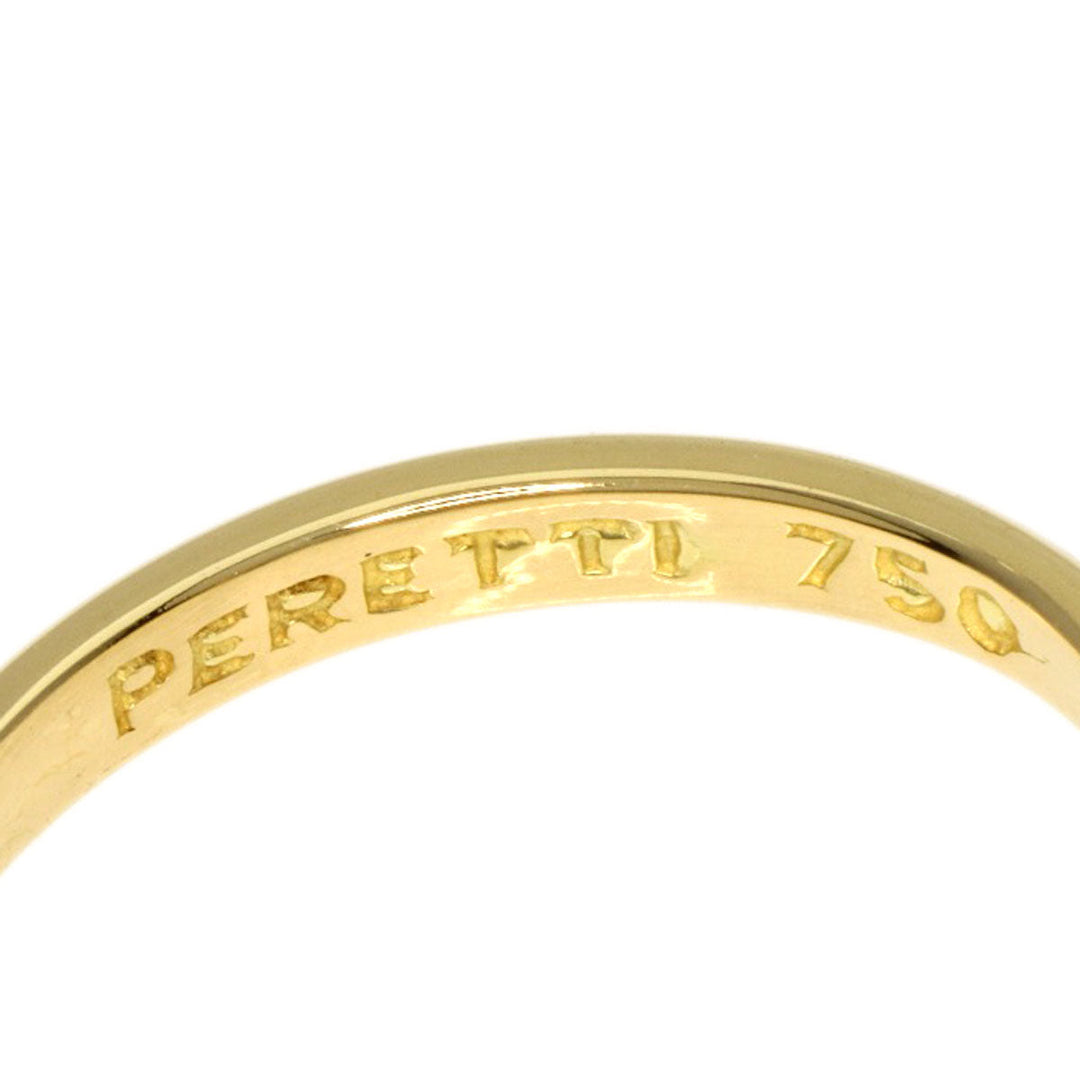 TIFFANY&Co. Ring 18K Yellow Gold gold Full Heart 2P Diamond Women Used Authentic