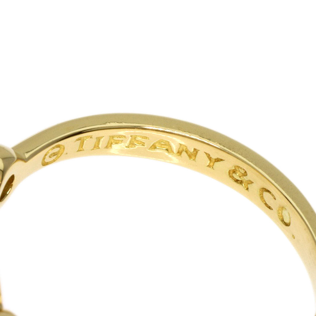 TIFFANY&Co. Ring 18K Yellow Gold gold Full Heart 2P Diamond Women Used Authentic