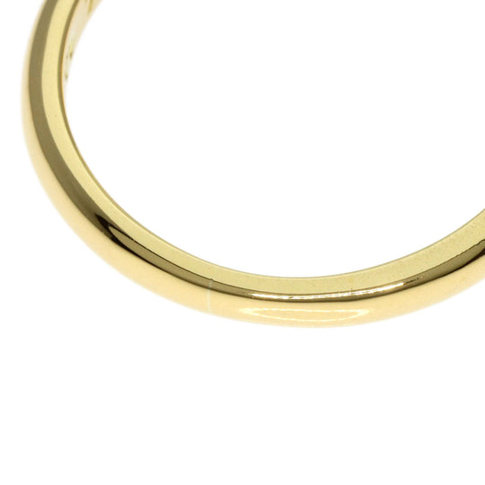 TIFFANY&Co. Ring 18K Yellow Gold gold Full Heart 2P Diamond Women Used Authentic