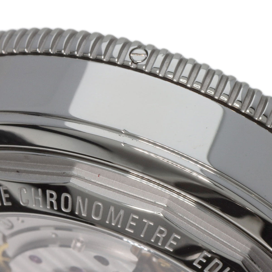 BREITLING Watches Mechanical Automatic AB0162 Stainless Steel, Rubber Silver Superocean Heritage B01 Chronograph 44 black dial mens Used Authentic