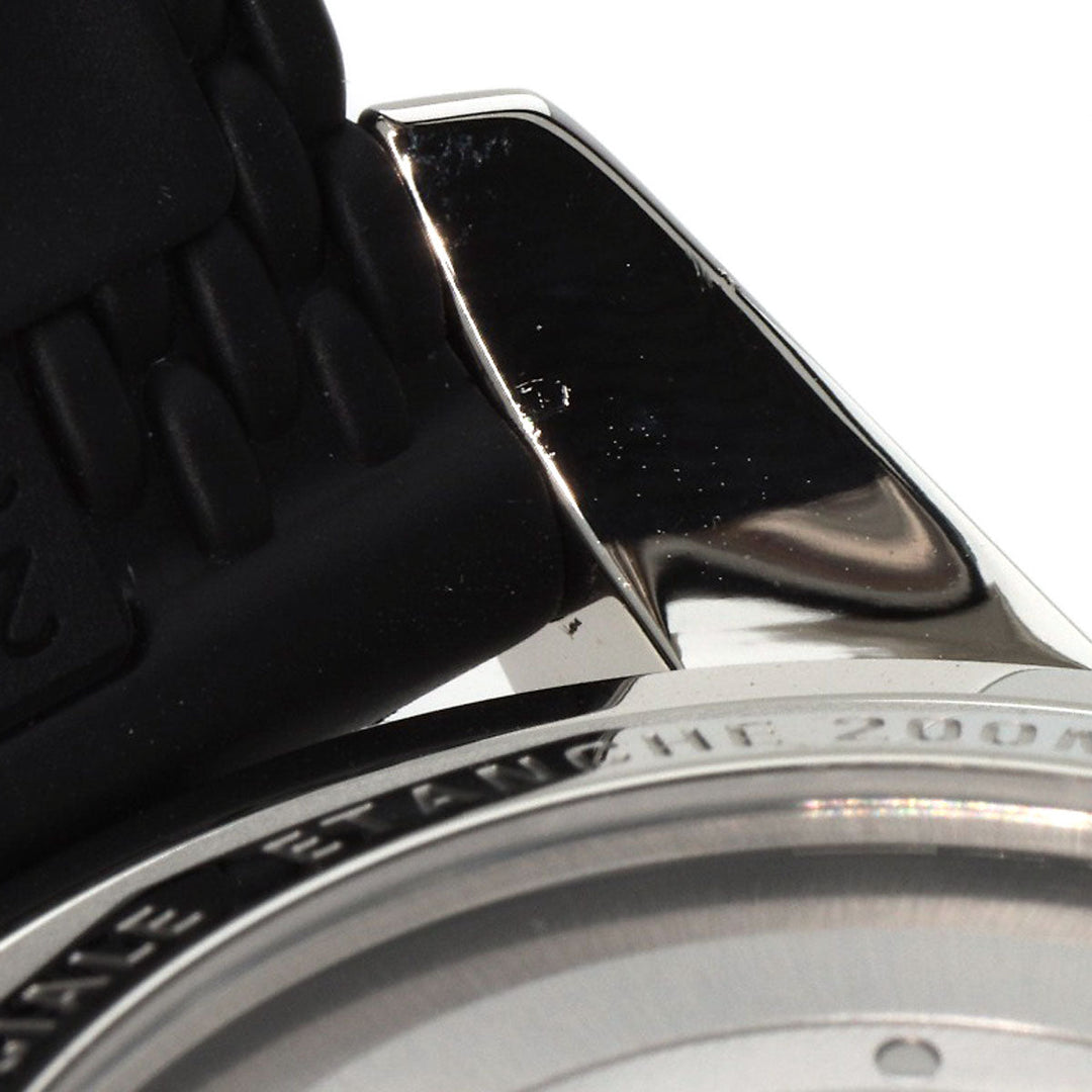 BREITLING Watches Mechanical Automatic AB0162 Stainless Steel, Rubber Silver Superocean Heritage B01 Chronograph 44 black dial mens Used Authentic