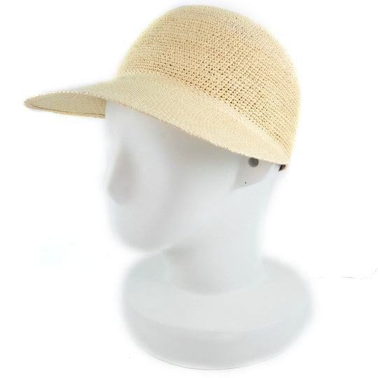 HERMES Other hats 191028N 1858 straw beige Straw hat Women 58 Used Authentic