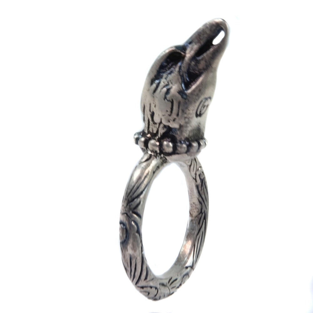 GUCCI Ring Silver Silver ANGER FOREST unisex(Unisex) 12 Used Authentic