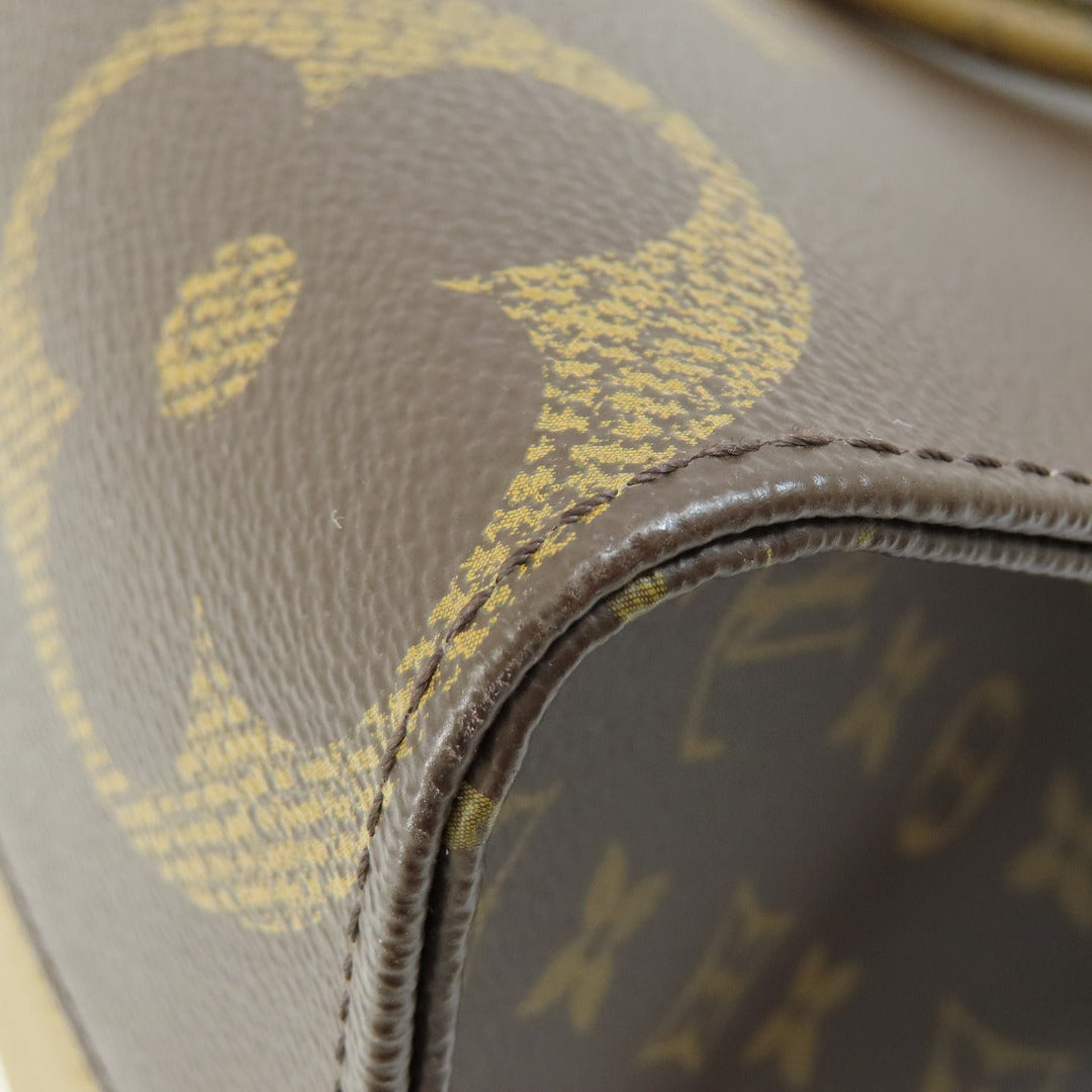 LOUIS VUITTON Tote Bag M45321 Monogram reverse Brown On the Go MM Monogram Giant Women Used Authentic