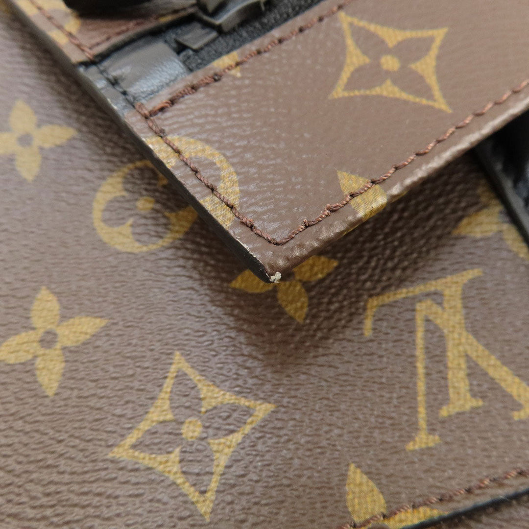 LOUIS VUITTON Tote Bag M45733 Monogram canvas Brown Weekend Tote GM Monogram mens Used Authentic