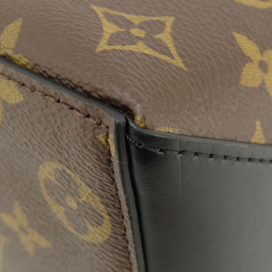 LOUIS VUITTON Tote Bag M45733 Monogram canvas Brown Weekend Tote GM Monogram mens Used Authentic