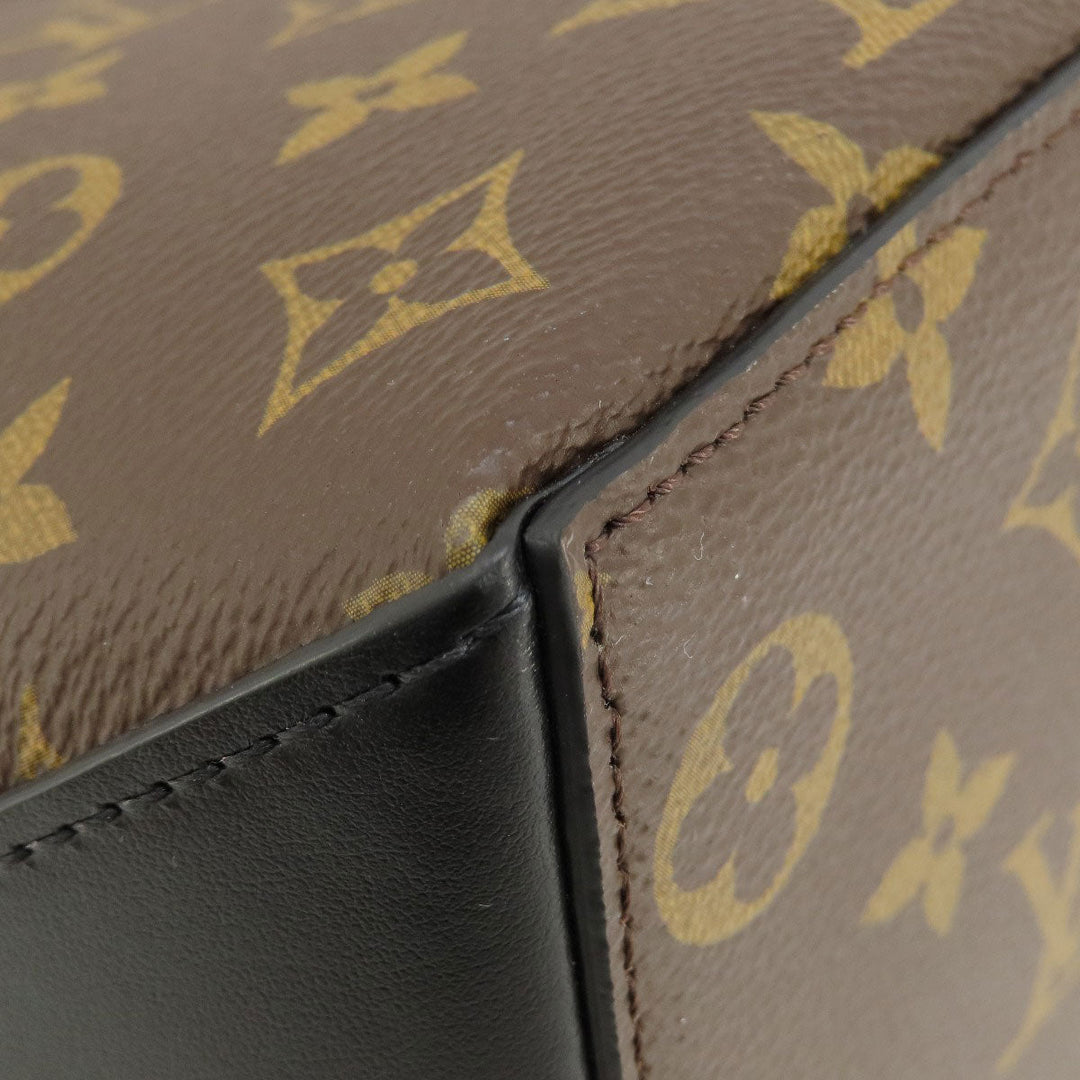 LOUIS VUITTON Tote Bag M45733 Monogram canvas Brown Weekend Tote GM Monogram mens Used Authentic