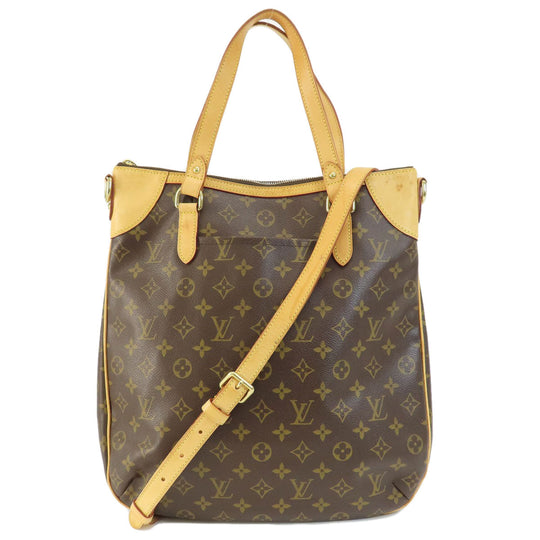 LOUIS VUITTON Tote Bag M56388 Monogram canvas Brown Odeon GM Monogram Women Used Authentic