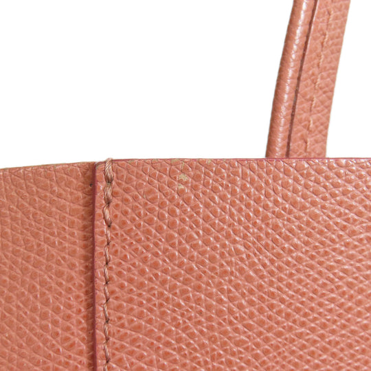 CELINE Tote Bag leather pink Vertical Cabas 2WAY