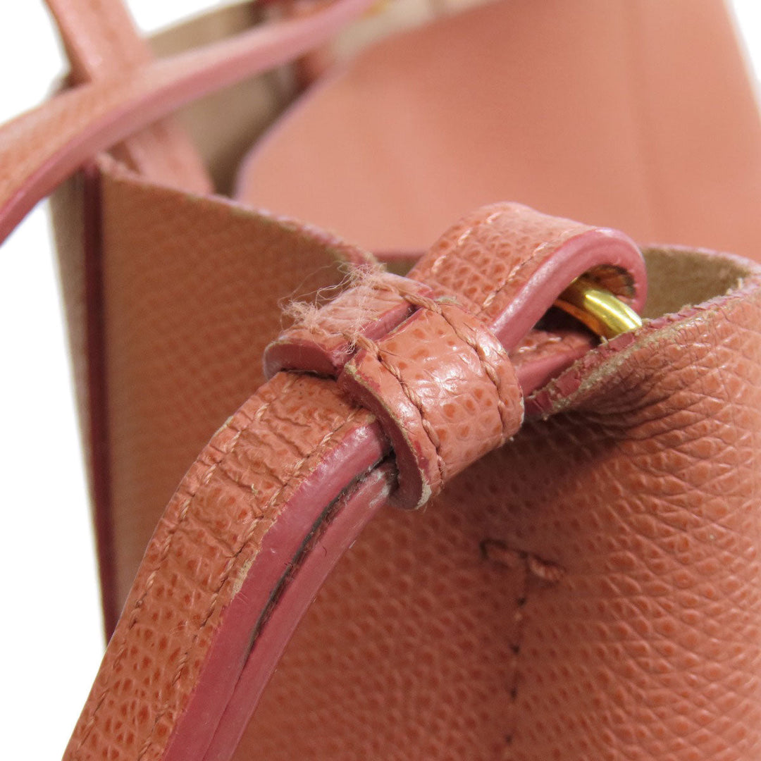 CELINE Tote Bag leather pink Vertical Cabas 2WAY