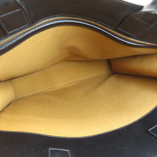 CELINE Tote Bag PVC Brown Bar Tikal Hippo Triomphe Women Used Authentic