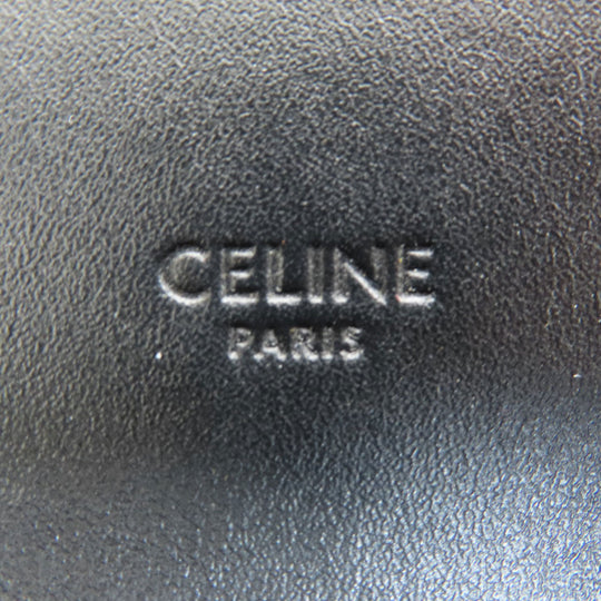 CELINE Tote Bag PVC Brown Bar Tikal Hippo Triomphe Women Used Authentic