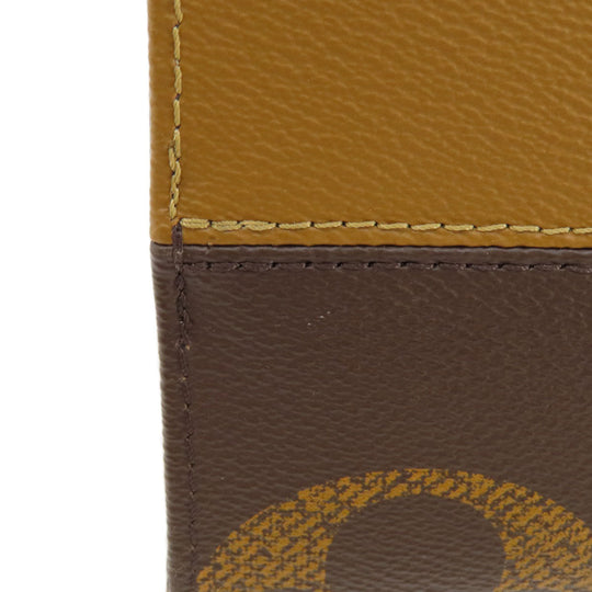 LOUIS VUITTON Tote Bag M45321 Monogram reverse Brown On the Go MM Monogram Giant Women Used Authentic