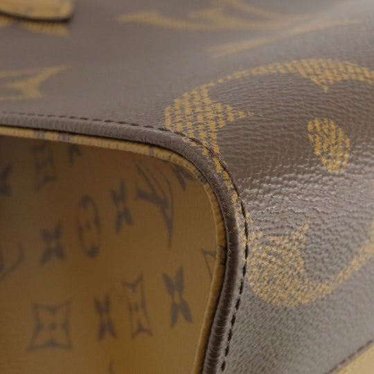 LOUIS VUITTON Tote Bag M45321 Monogram reverse Brown On the Go MM Monogram Giant Women Used Authentic