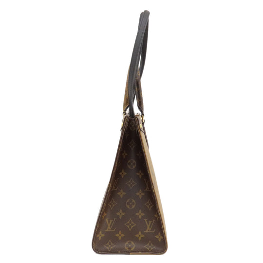 LOUIS VUITTON Tote Bag M45321 Monogram reverse Brown On the Go MM Monogram Giant Women Used Authentic