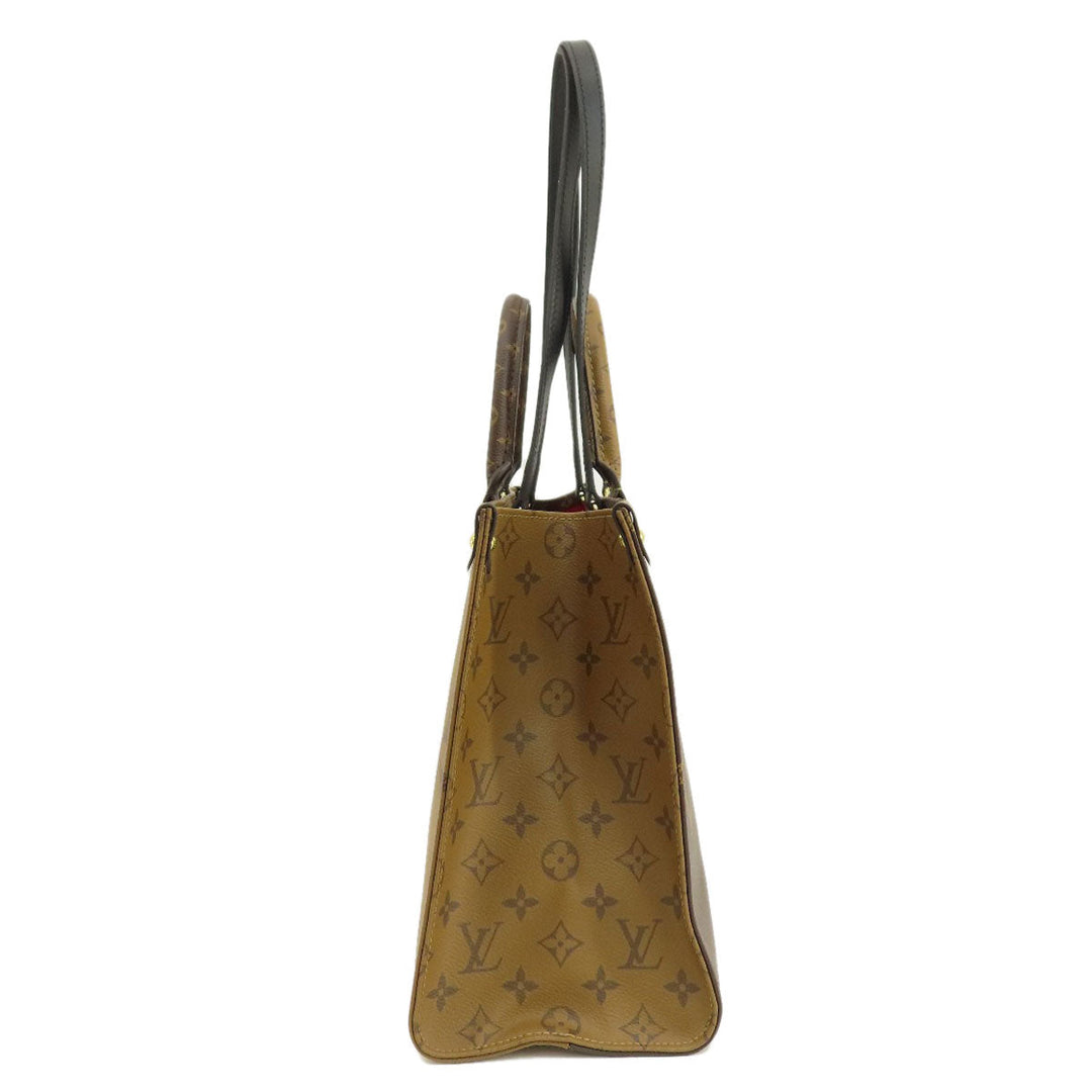 LOUIS VUITTON Tote Bag M45321 Monogram reverse Brown On the Go MM Monogram Giant