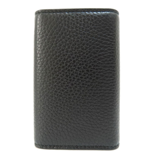 GUCCI Key case Key holder  473924 leather black logo Women(Unisex) Used Authentic