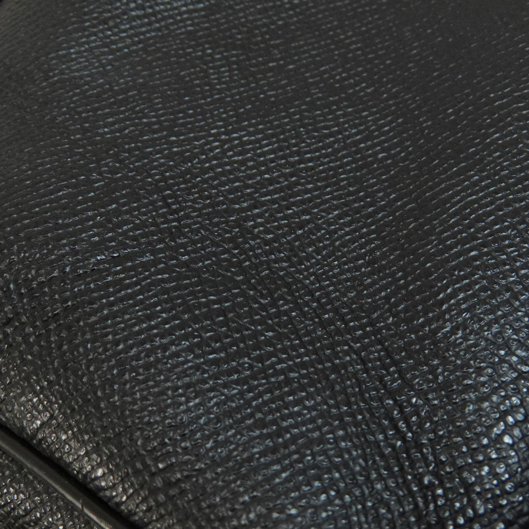 COACH Handbag F57521 leather black 2WAY Women Used Authentic