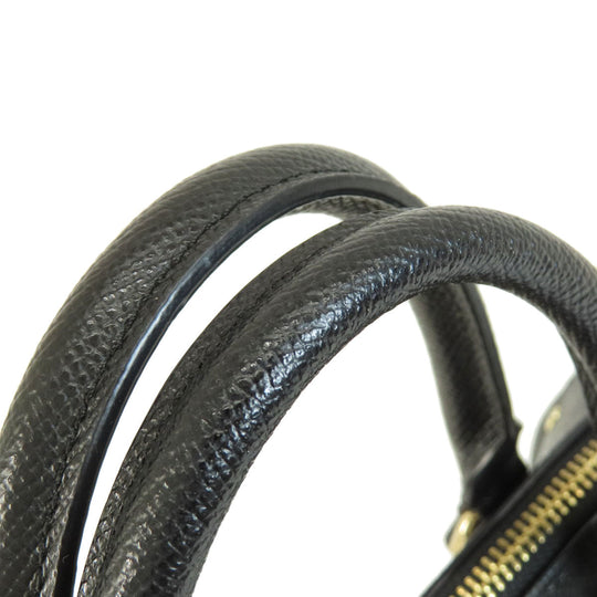 COACH Handbag F57521 leather black 2WAY Women Used Authentic