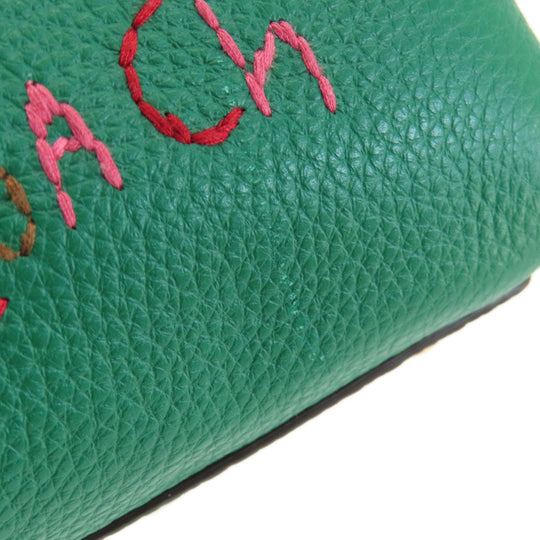 COACH Handbag C8364 leather green Mini Lily 2WAY