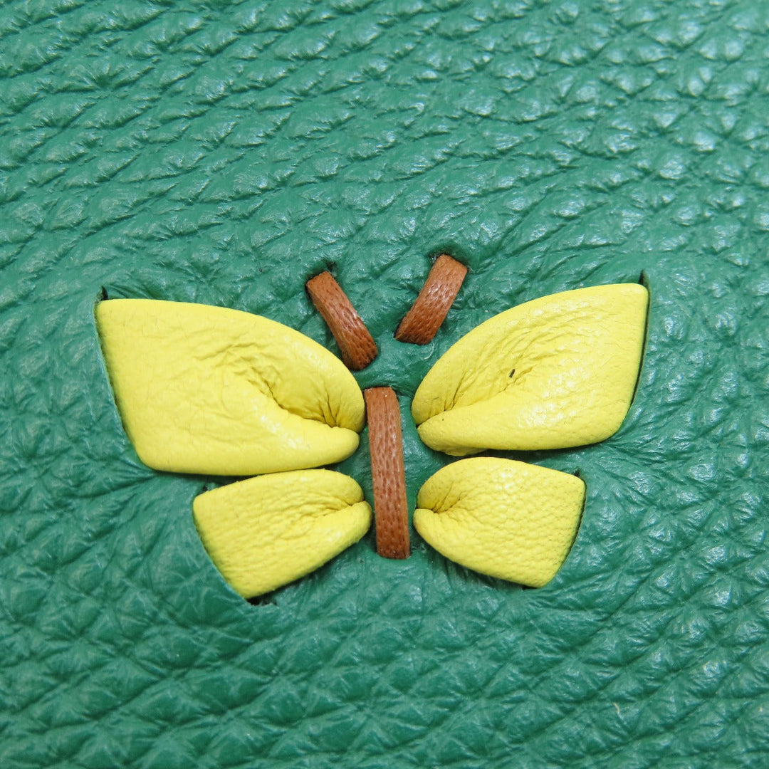 COACH Handbag C8364 leather green Mini Lily 2WAY