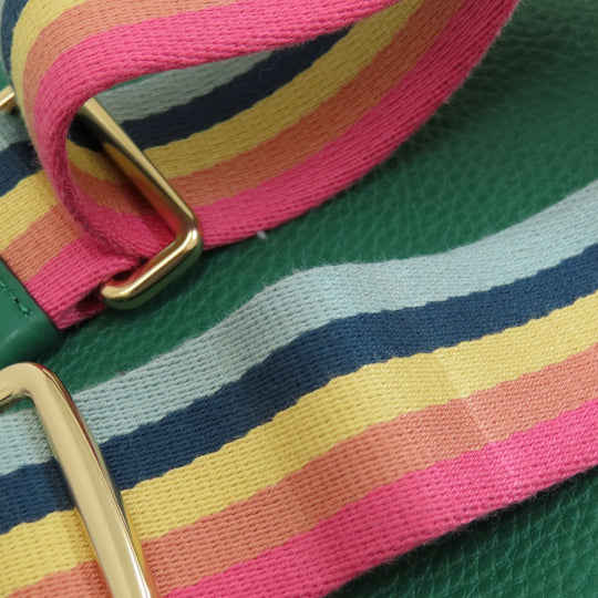 COACH Handbag C8364 leather green Mini Lily 2WAY