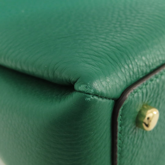 COACH Handbag C8364 leather green Mini Lily 2WAY