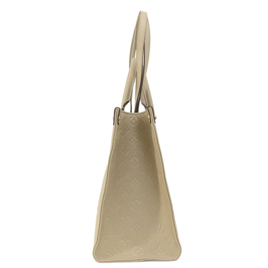 LOUIS VUITTON Tote Bag M45607 Monogram Ann Platt gray On the Go MM Monogram Empreinte