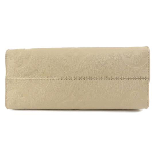 LOUIS VUITTON Tote Bag M45607 Monogram Ann Platt gray On the Go MM Monogram Empreinte