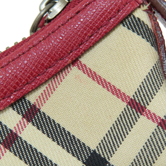 BURBERRY Shoulder Bag canvas beige Nova Check
