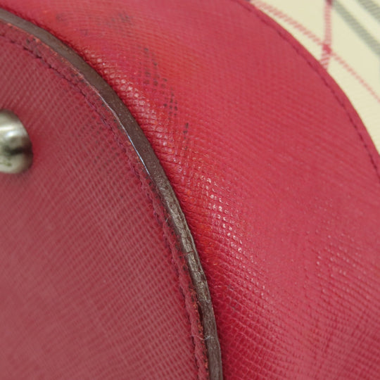 BURBERRY Shoulder Bag canvas beige Nova Check