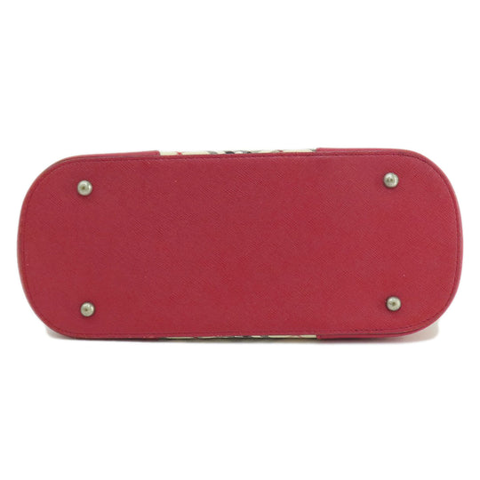 BURBERRY Shoulder Bag canvas beige Nova Check