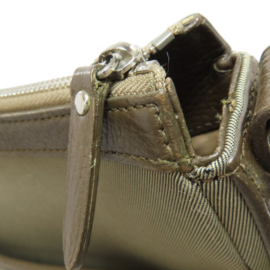 BURBERRY Shoulder Bag canvas Brown Nova Check Women Used Authentic