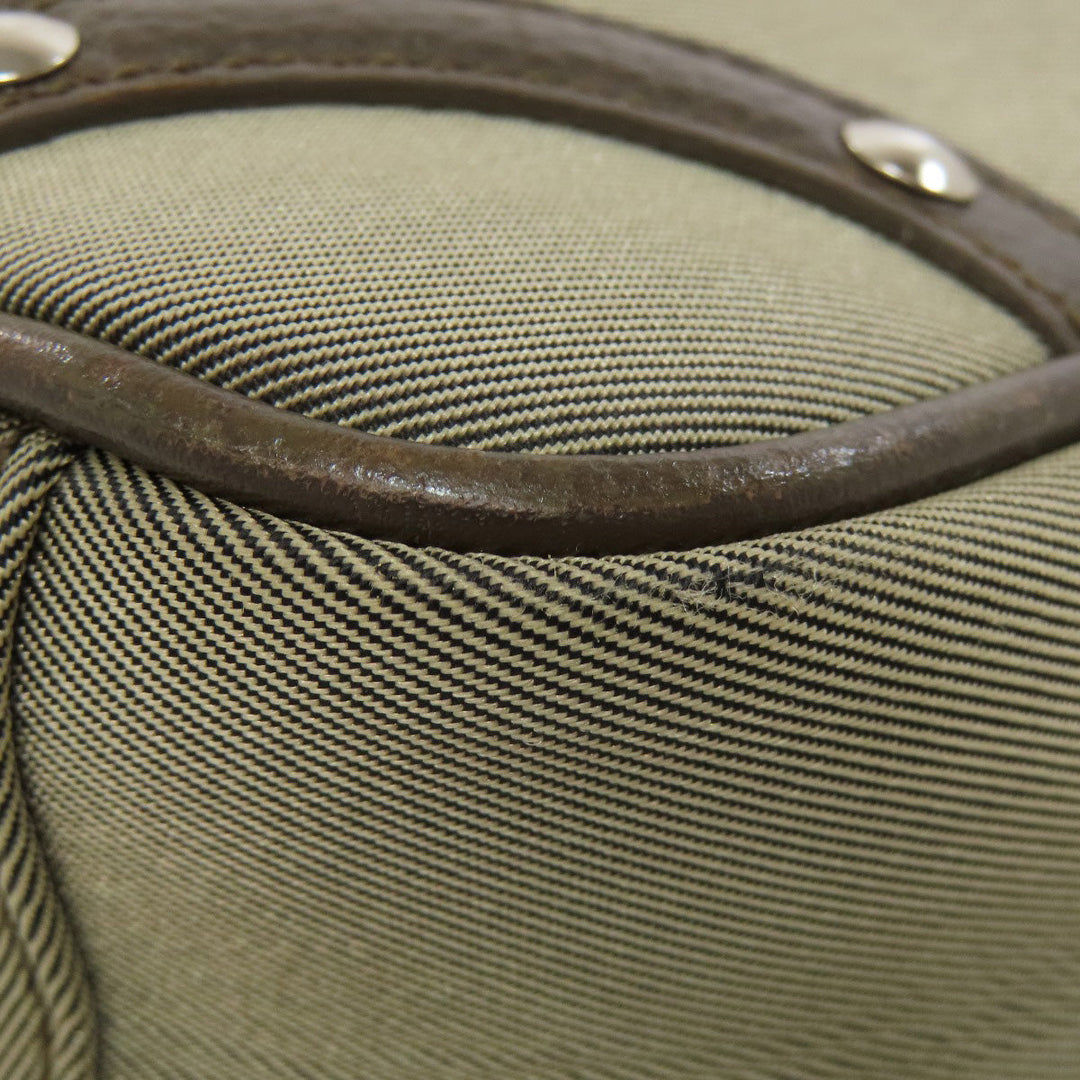 BURBERRY Shoulder Bag canvas Brown Nova Check Women Used Authentic